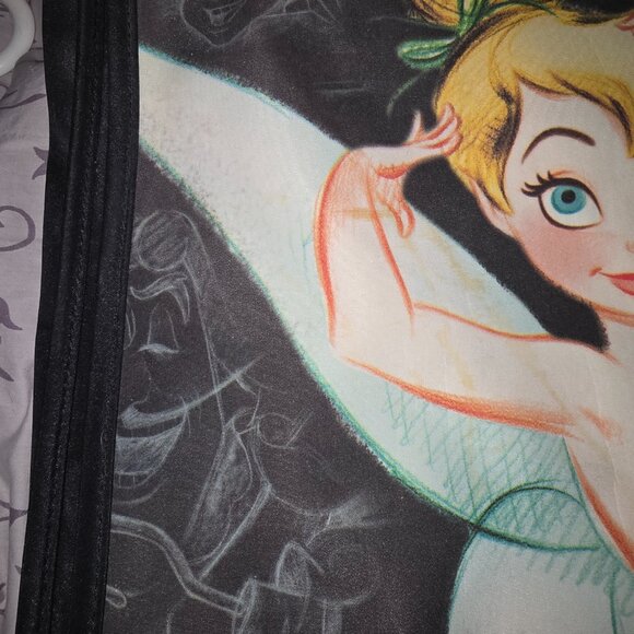 ★JUST REDUCED★ Rare! Disney Tinkerbell sketch messenger/crossbody bag purse - Picture 5 of 5